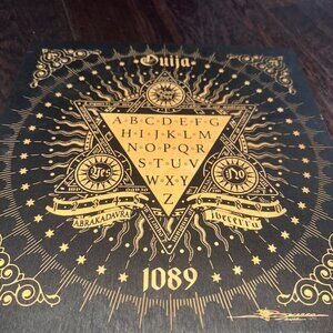 Handcrafted Wooden Ouija Board Spirit Board Occult Decor